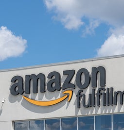 Building showing an Amazon Fulfillment sign