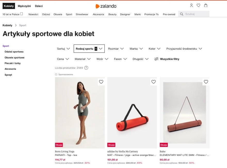 zalando poland ecommerce localization