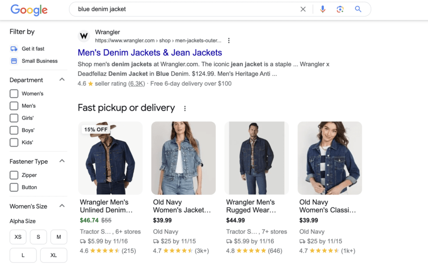 Blue denim jacket SERPS