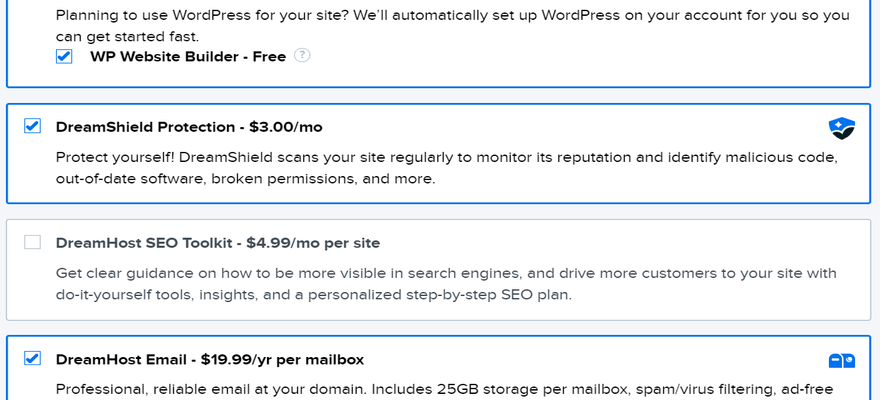 additional costs