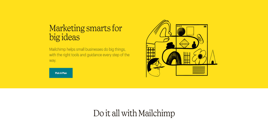 email marketing mailchimp home