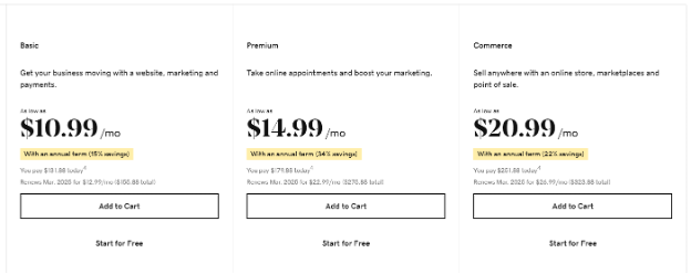 GoDaddy pricing