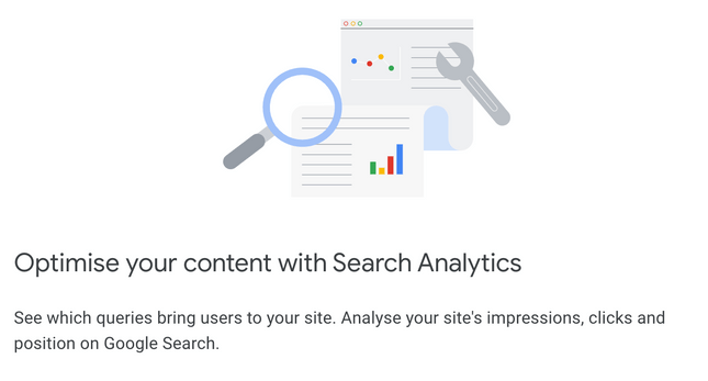 search console home