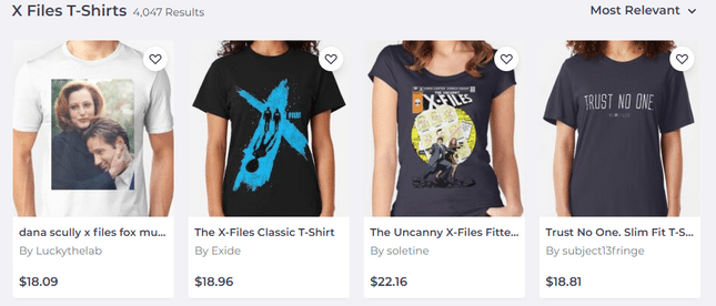 x files t shirts redbubble