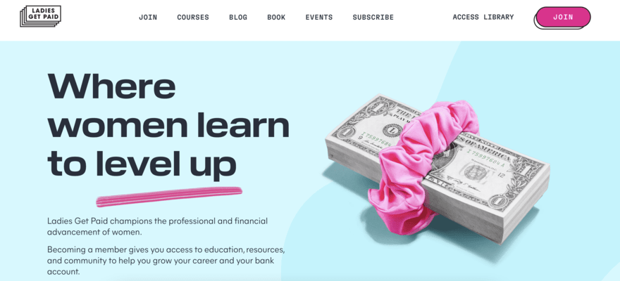 Ladies Get Paid website