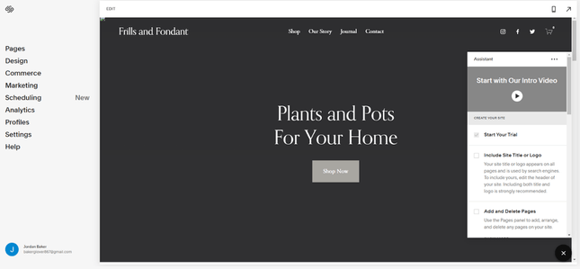 Squarespace popup checklist