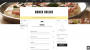 wix restaurant template pizza shop order online