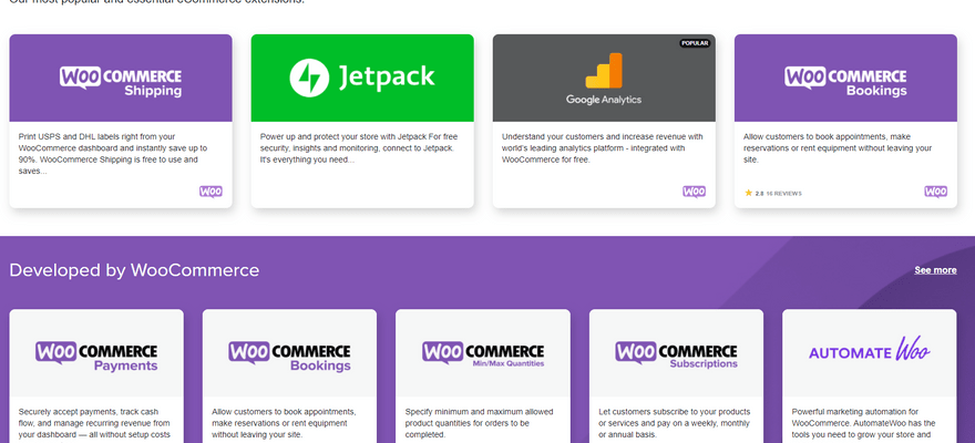 woocommerce ecommerce software marketplace